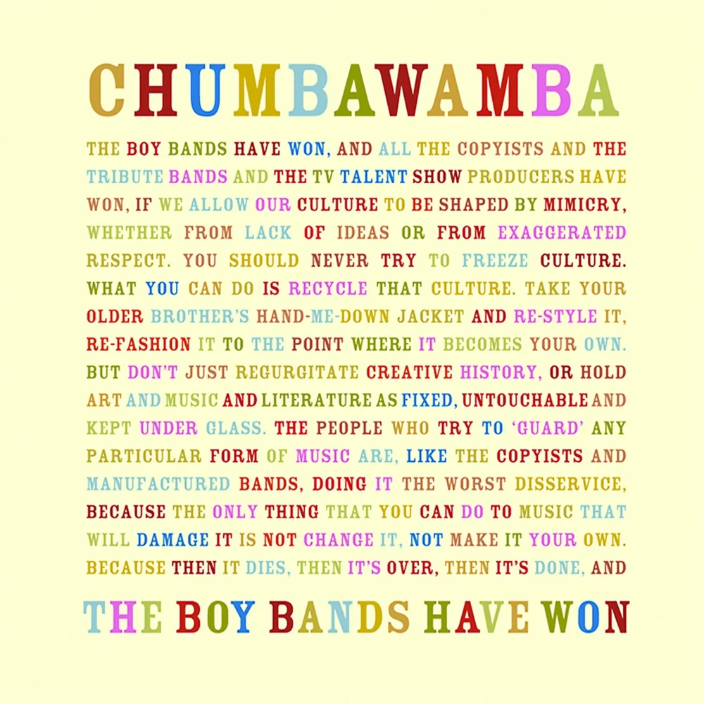 Album cover for Add Me by Chumbawamba