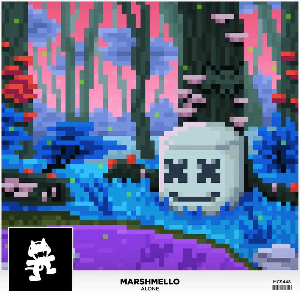 Album cover for Alone by Marshmello