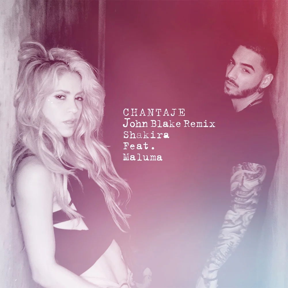 Album cover for Chantaje by Shakira