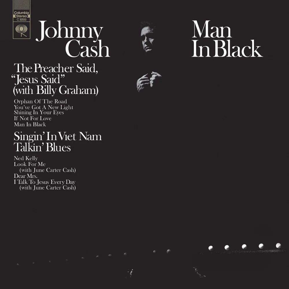 Album cover for Man in Black